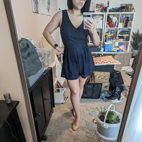 Navy Romper - Picture 14 of 14
